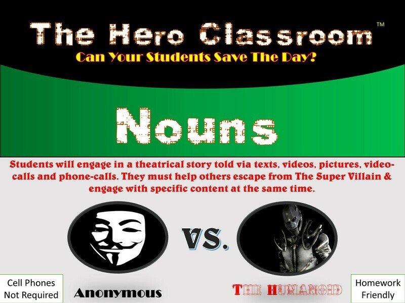 Nouns Hero Classroom (1 Teacher License)