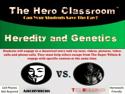 Heredity and Genetics Hero Classroom (1 Teacher License)