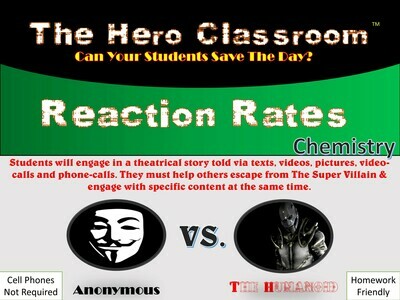 Chemistry: Reaction Rates Hero Classroom (1 Teacher License)