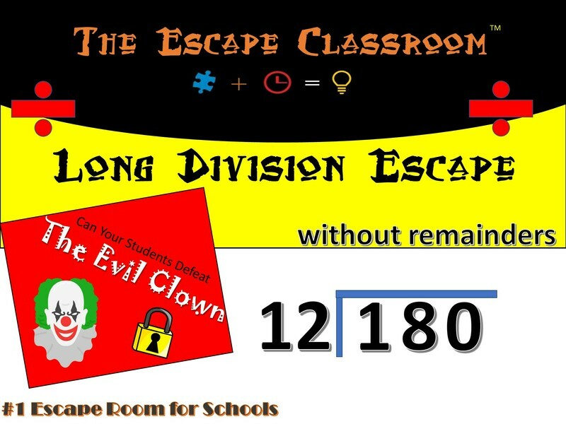 Long Division - without remainders  (1 Teacher License)