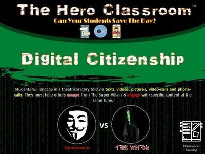 Digital Citizenship Hero Classroom (1 Teacher License)