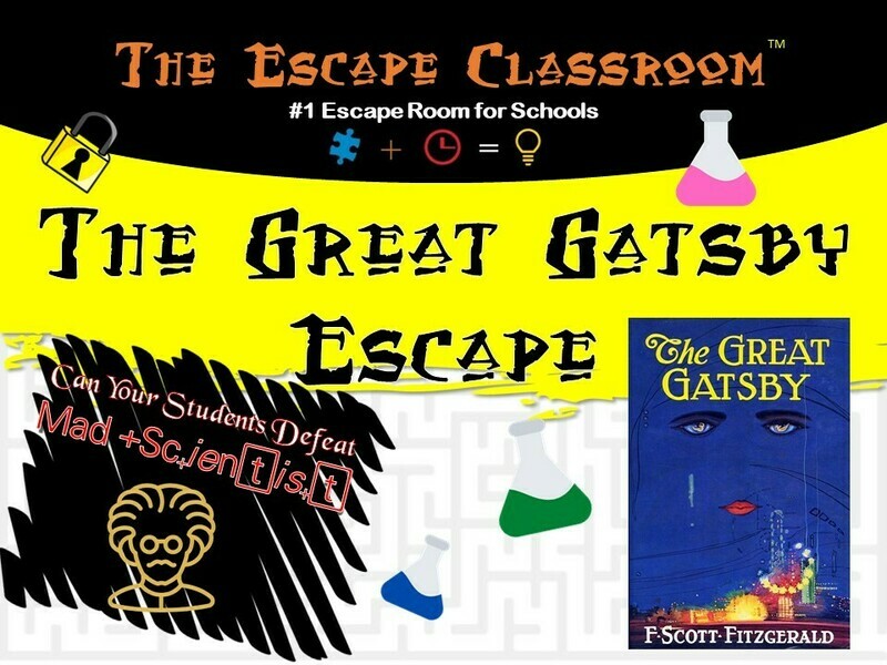 The Great Gatsby Escape Workshop (1 Teacher License)