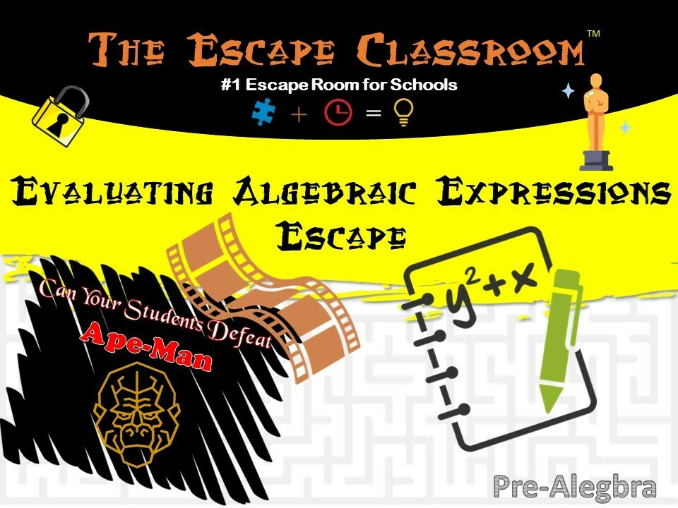 Evaluating Algebraic Expressions (1 Teacher License)