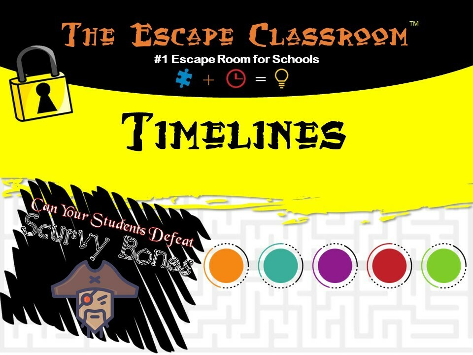 Timelines Escape (1 Teacher License)
