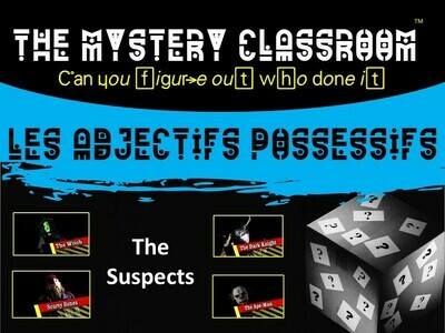 French: Possessive Adjective Mystery (1 Teacher License)