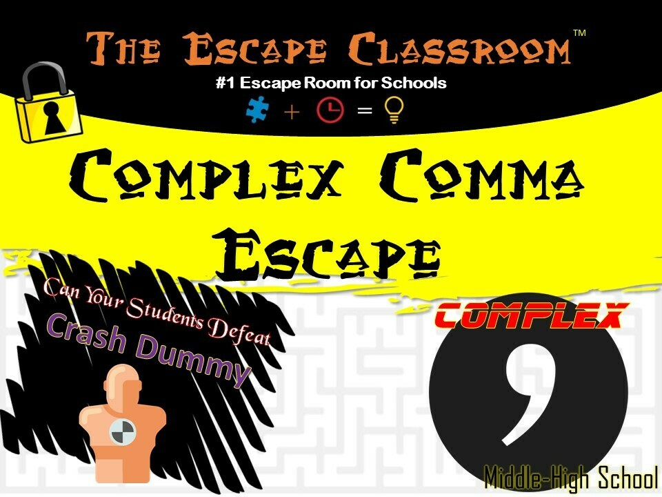 Complex Comma Escape  (1 Teacher License)