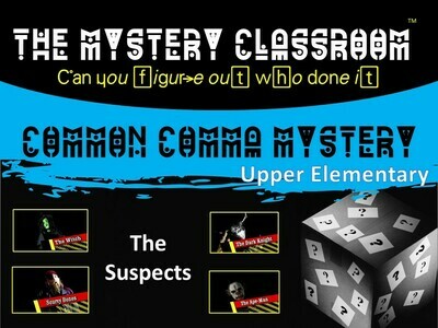 Common Comma (Upper Elementary) Mystery (1 Teacher License)