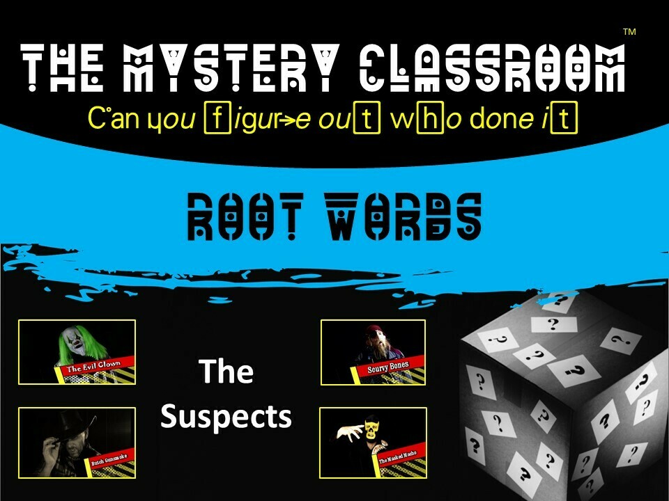 Root Words Mystery (1 Teacher License)