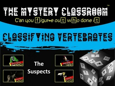 Classifying Vertebrates Mystery (1 Teacher License)