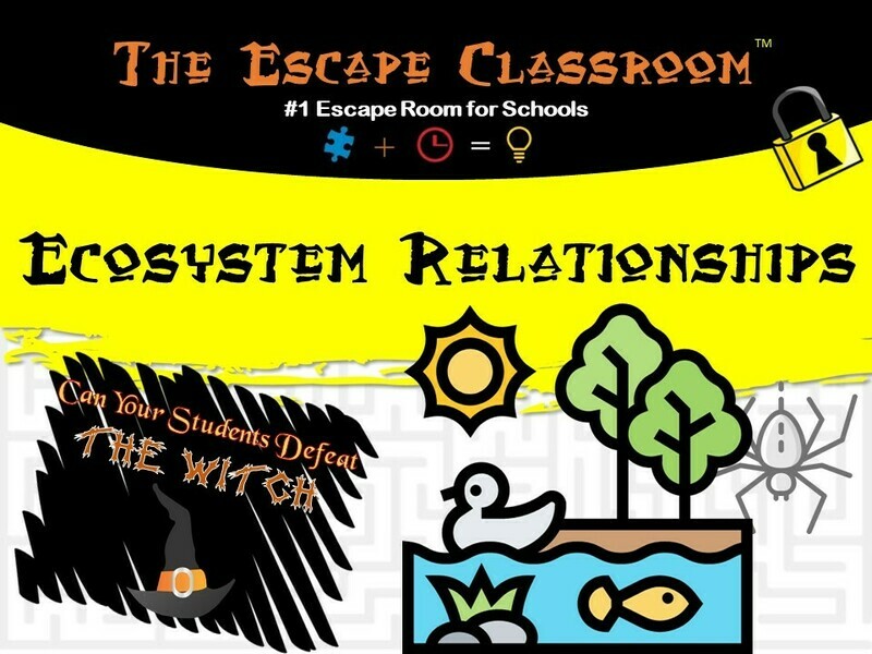 Ecosystem Relationships Escape (1 Teacher License)