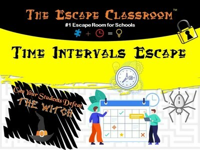 Time Intervals Escape (1 Teacher License)