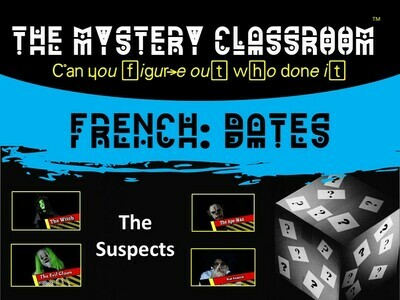 French: Dates Mystery (1 Teacher License)