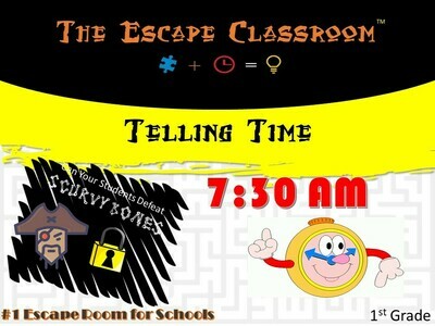 Telling Time- 1st Grade  (1 person / classroom)