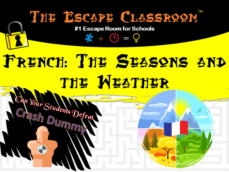French: Weather and Seasons Escape  (1 Teacher License)