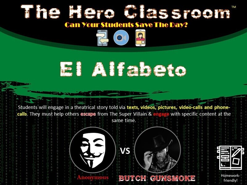 Spanish: Alphabet Hero Classroom (1 Teacher License)