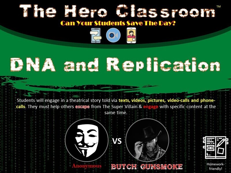 DNA and Replication Hero Classroom (1 Teacher License)