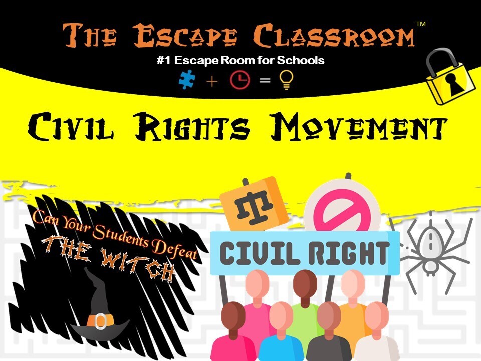 Civil Rights Movement Escape  (1 Teacher License)