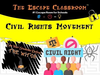 Civil Rights Movement Escape  (1 Teacher License)
