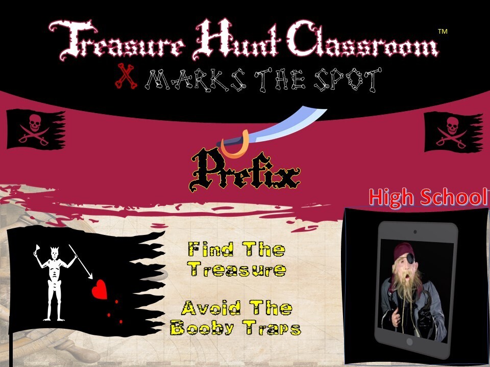 Prefix (High School) Treasure Hunt (1 Teacher License)