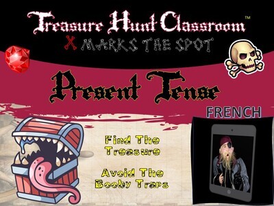 French: Present Tense Treasure Hunt (1 Teacher License)