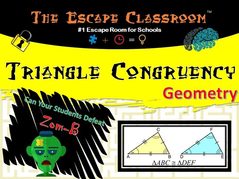 Geometry: Triangle Congruency Escape  (1 Teacher License)