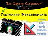 Customary Measurements Escape  (1 Teacher License)