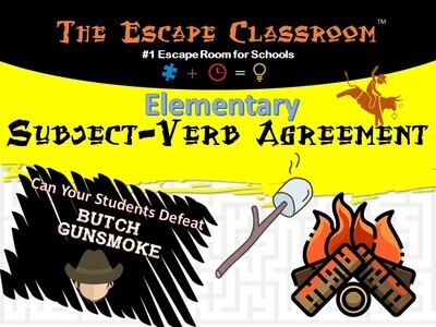 Subject-Verb Agreement Escape  (1 Teacher License)