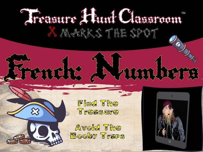 French: Numbers Treasure Hunt (1 Teacher License)