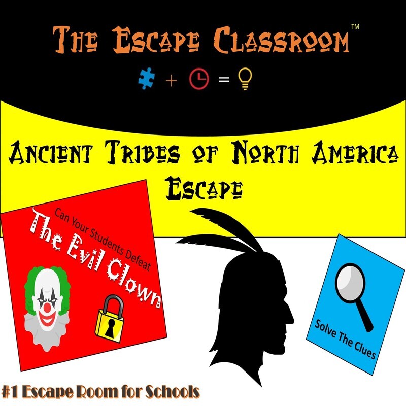 Ancient Tribes of North America Escape  (1 Teacher License)