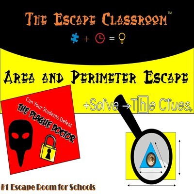 Area &amp; Perimeter Escape (1 Teacher License)