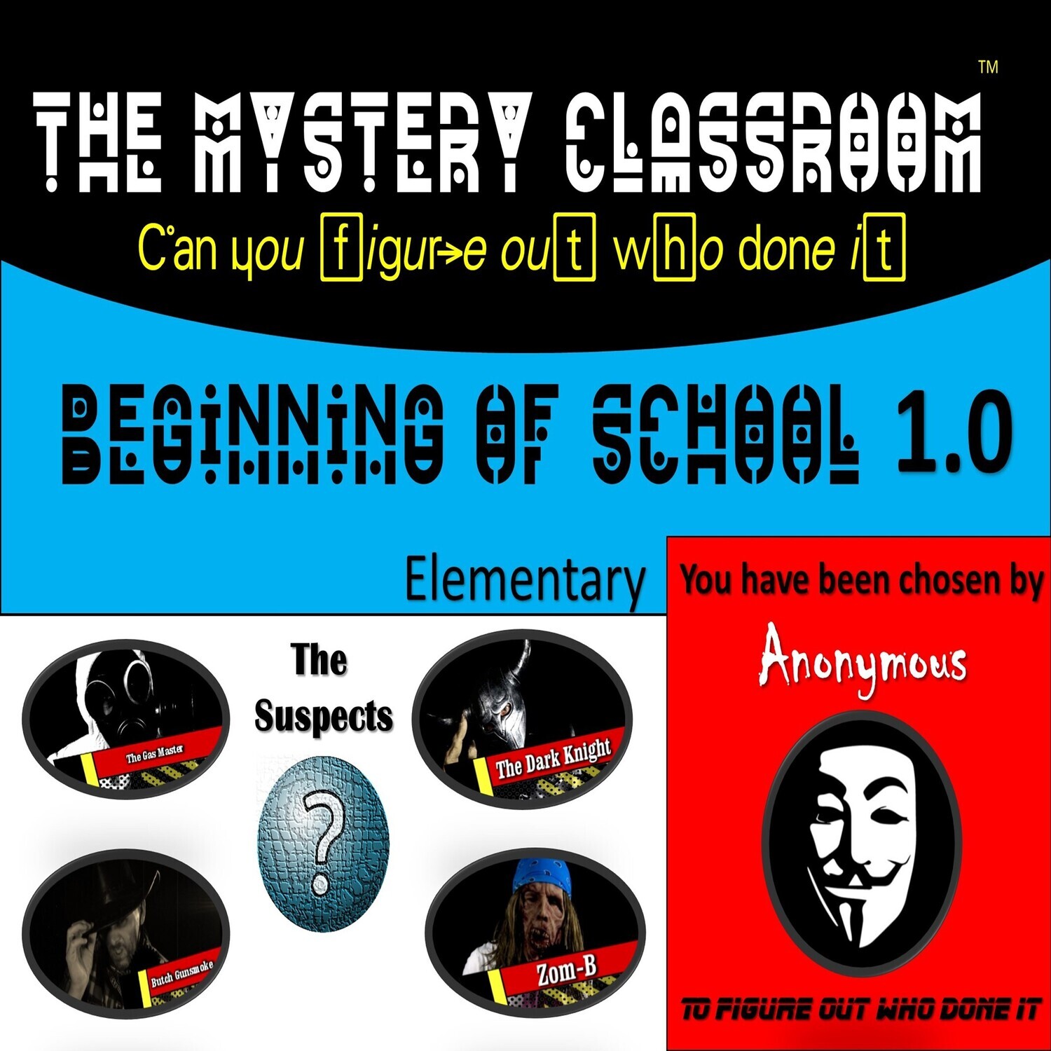 Beginning of School Mystery - Elementary (1 Teacher License)