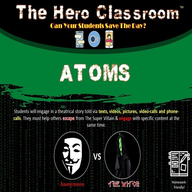 Atoms -  Hero Classroom (1 Teacher License)