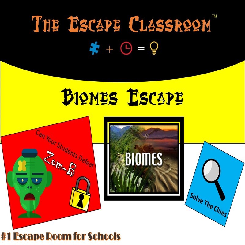 Biomes Escape  (1 Teacher License)