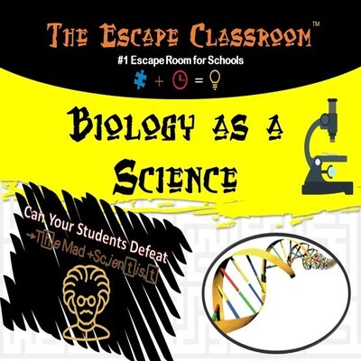 Biology as a Science  Escape  (1 Teacher License)