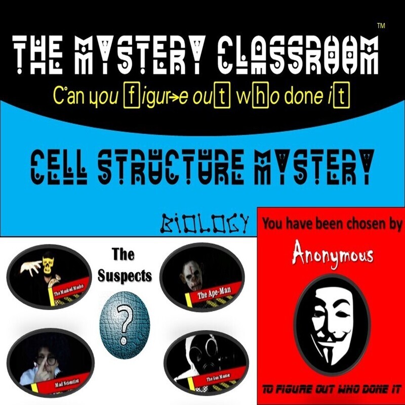 Biology: Cell Structure Mystery (1 Teacher License)