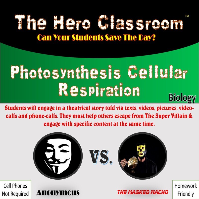 Biology: Photosynthesis Cellular Respiration - Hero Classroom (1 Teacher License)