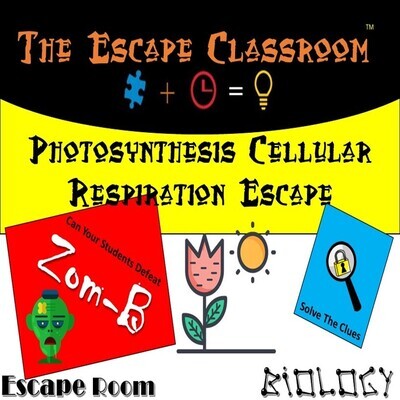 Biology: Photosynthesis Cellular Respiration Escape  (1 Teacher License)