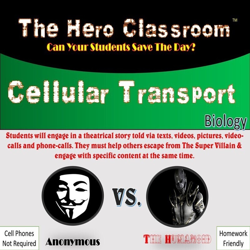 Biology: Cellular Transport - Hero Classroom (1 Teacher License)