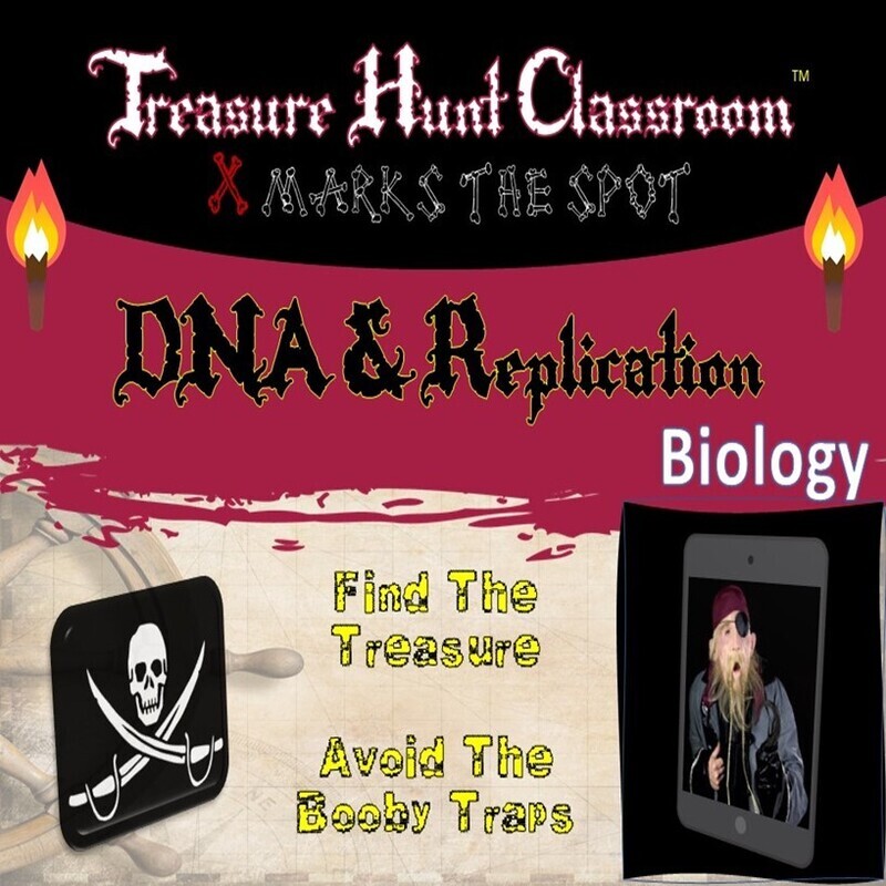 Biology: DNA &amp; Replication - Treasure Hunt (1 Teacher License)