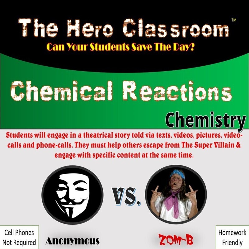 Chemistry: Chemical Reactions -  Hero Classroom (1 Teacher License)