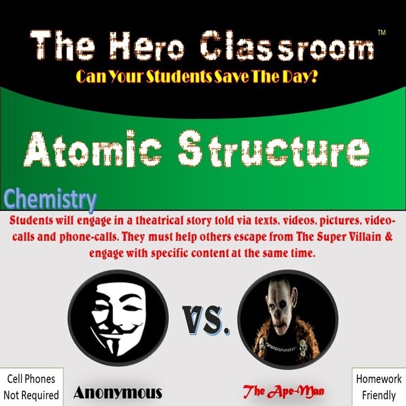 Chemistry: Atomic Structure -  Hero Classroom (1 Teacher License)