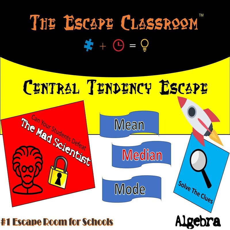 Central Tendency Escape  (1 Teacher License)