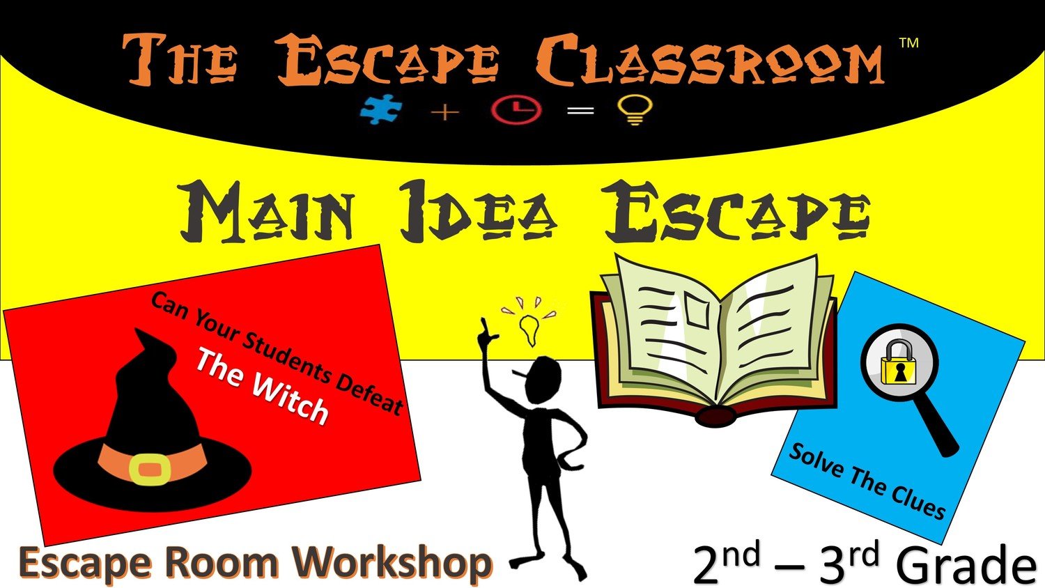Main Idea Escape - 2-3 Grade  (1 Teacher License)