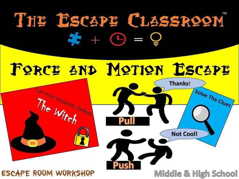 Force and Motion Escape (1 Teacher License)