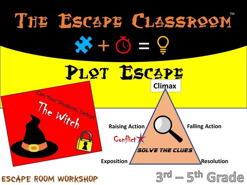 Plot Escape - 3rd - 5th Grade (1 Teacher License)