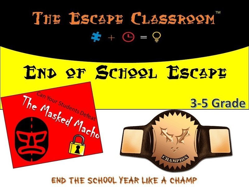 End of School Escape - 3-5 Grade  (1 Teacher License)
