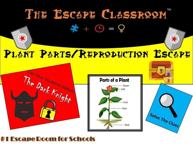 Plant Parts and Reproduction Escape (1 Teacher License)