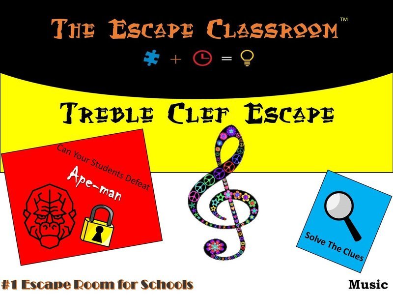 Treble Clef Escape  (1 Teacher License)