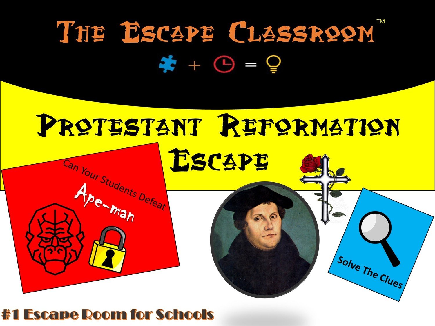 Protestant Reformation Escape  (1 Teacher License)