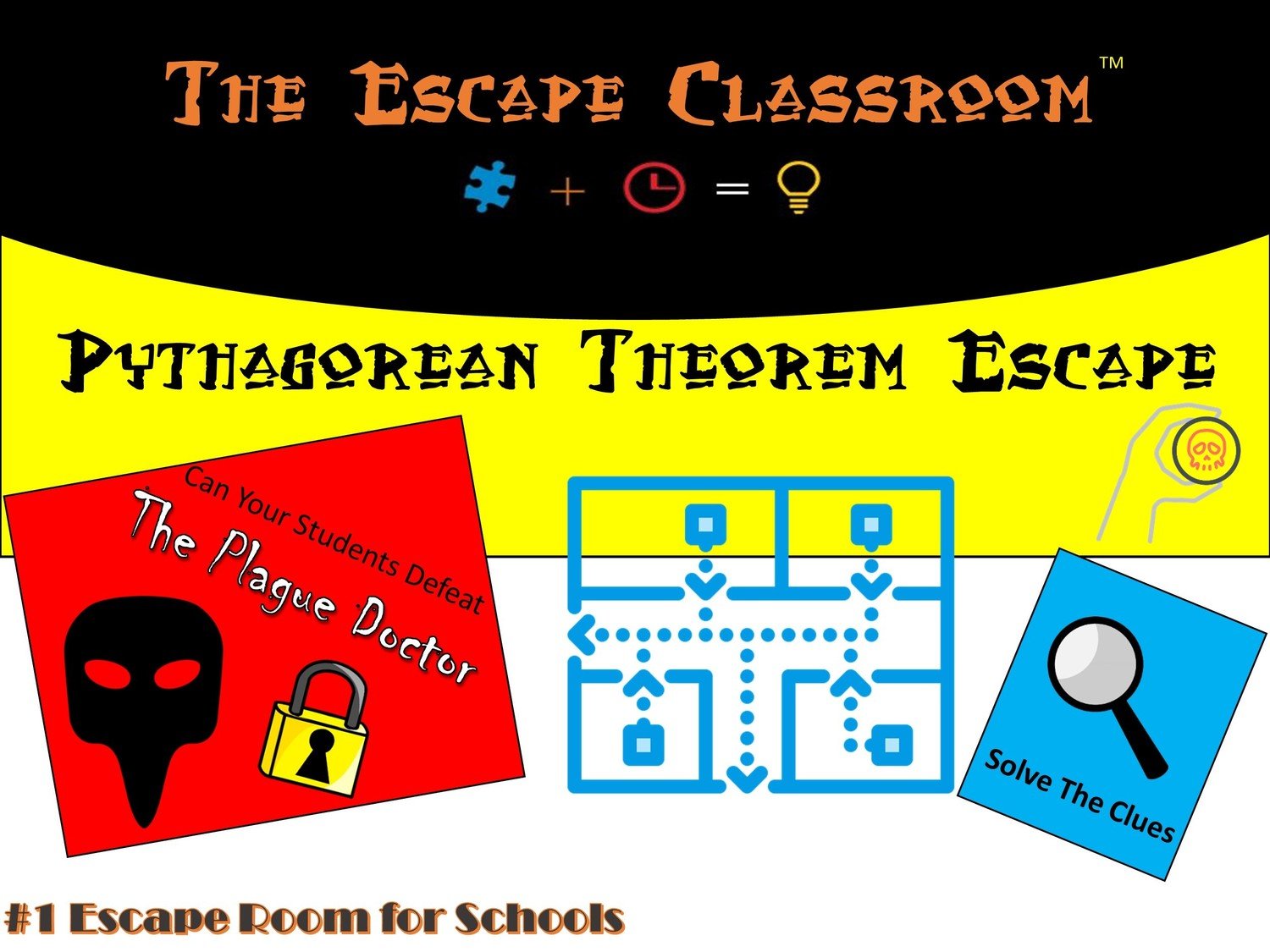 Pythagorean Theorem Escape  (1 Teacher License)